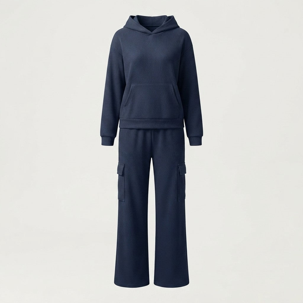 Casual Hooded Sweater Suit for Spring & Autumn