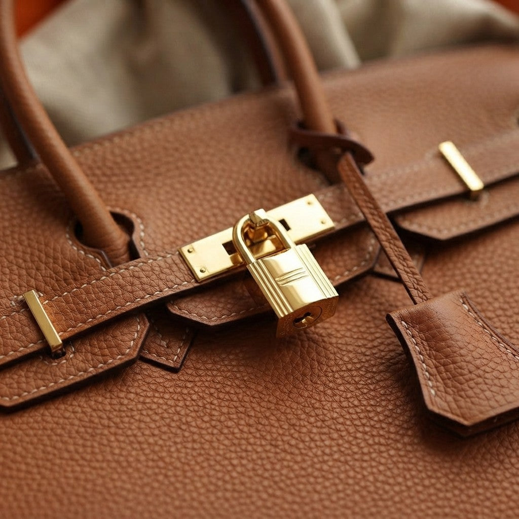 Platinum Bag in First Layer Cowhide for Women